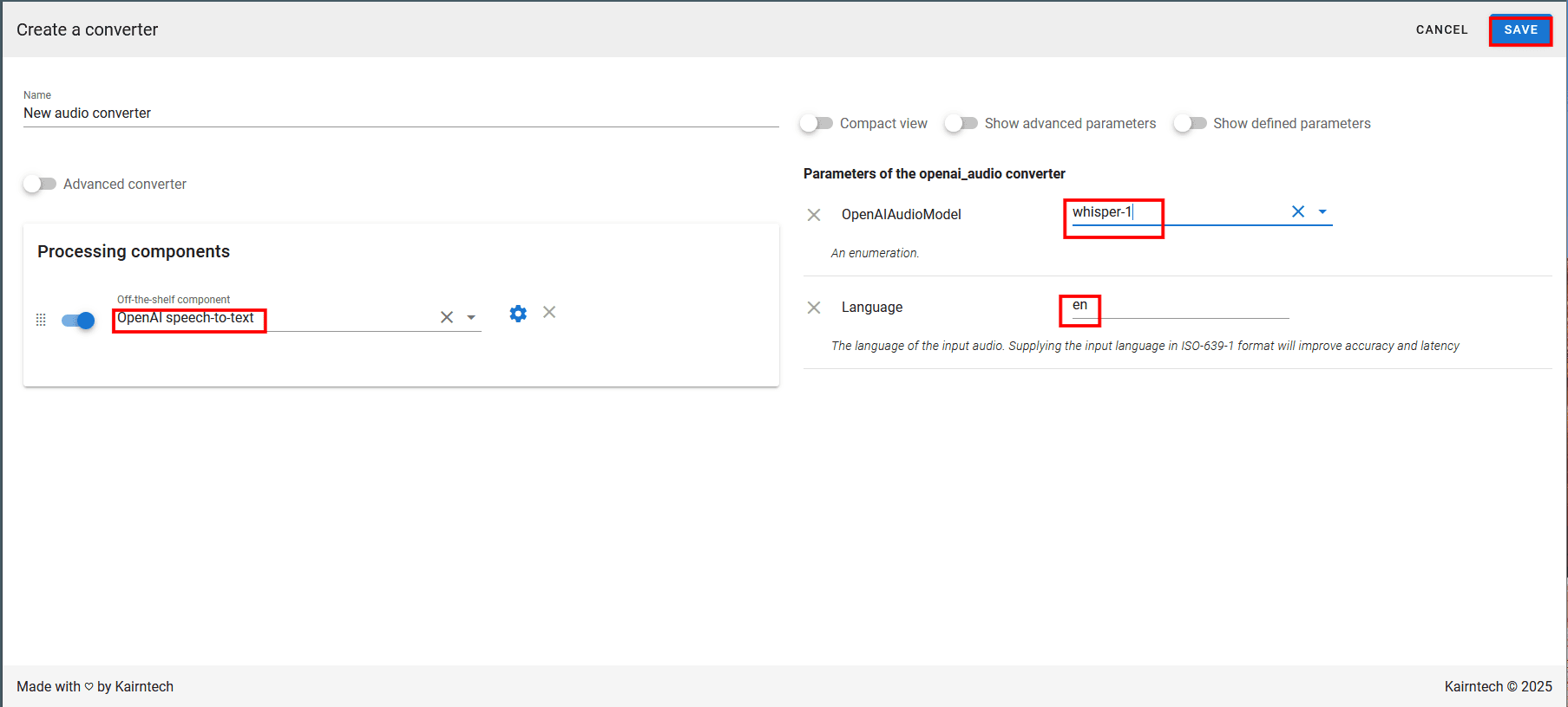 How to upload audio files? - Kairntech Documentation