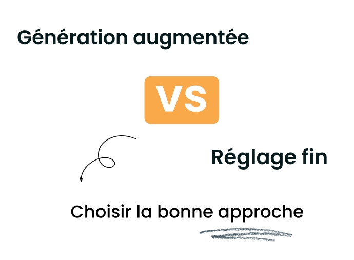 Génération augmentée ou réglage fin : Choisir la bonne approche