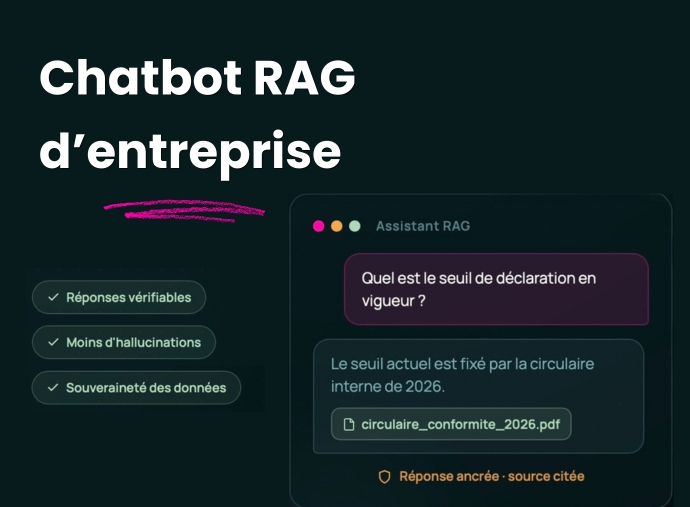 Chatbot RAG en entreprise : le guide complet pour bâtir un assistant IA fiable et sécurisé sur vos propres données